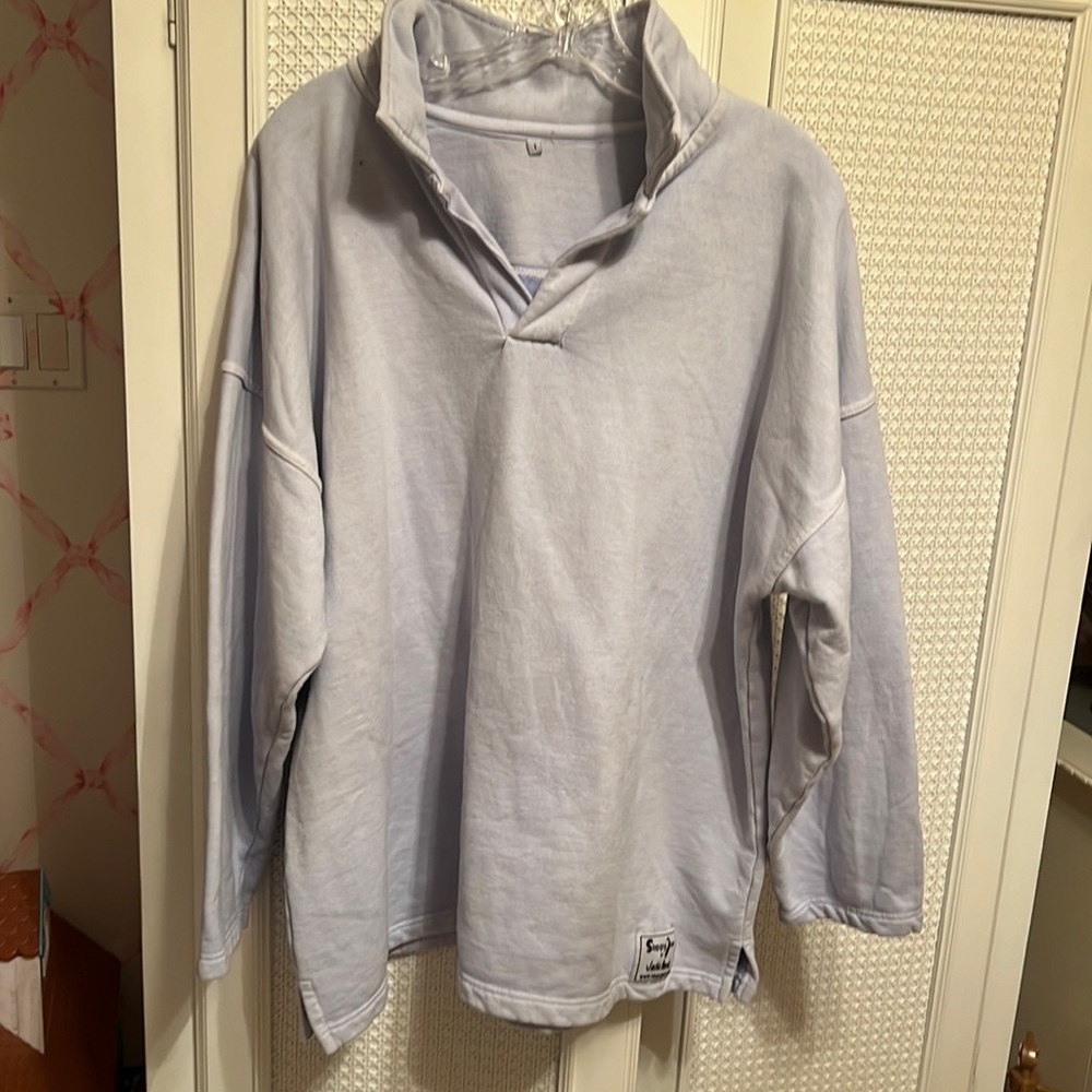 Light Blue Women's Sweatshirt